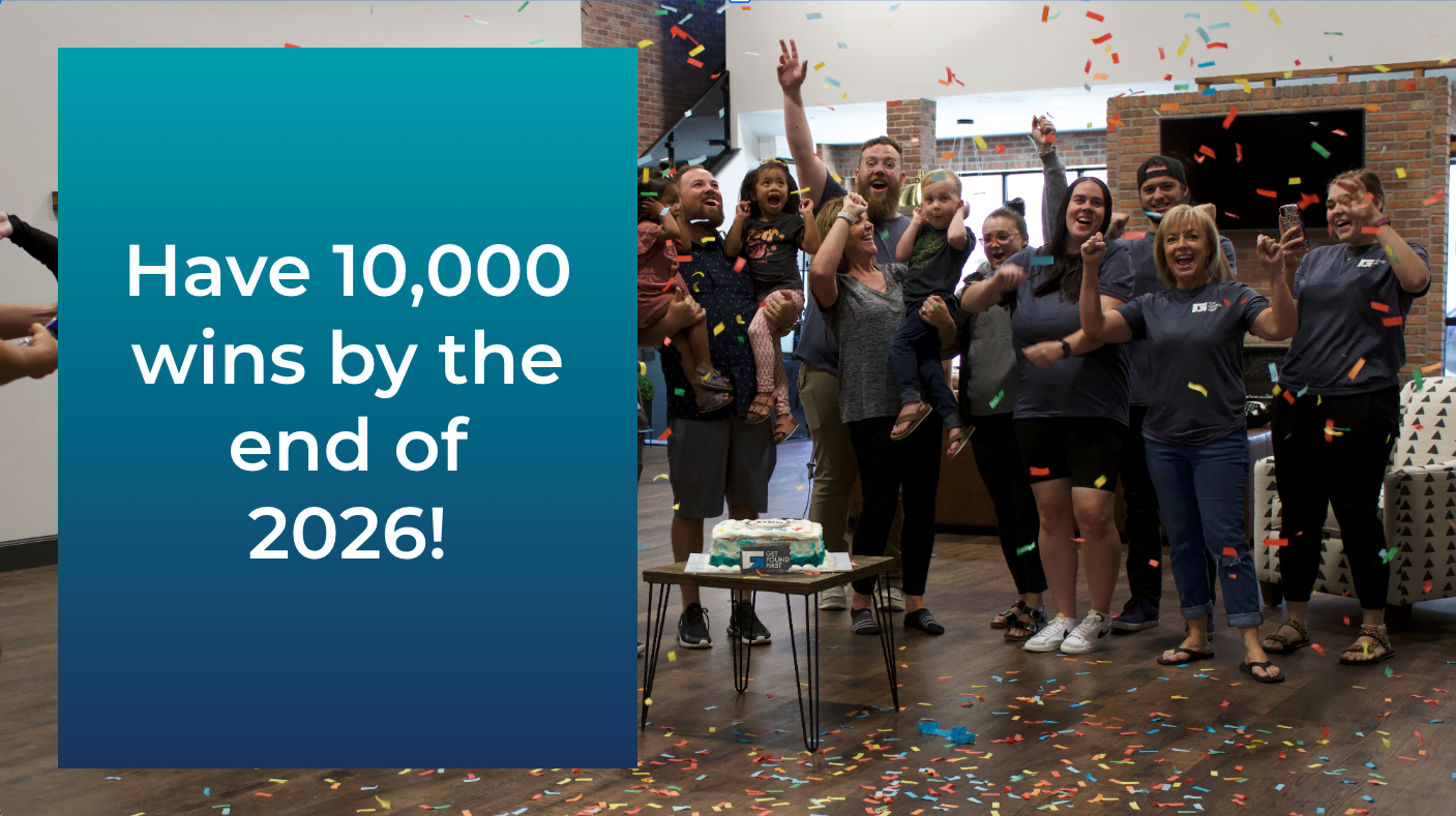 Have 10,000 wins by the end of 2026!